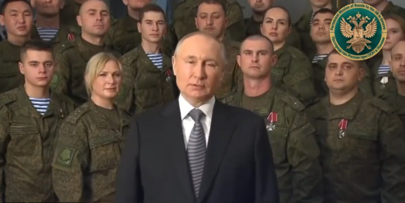 Said – improved a lot last year; Ukraine’s answer- destroyed its own people. vladimir putin message on new year, volodymyr zelensky new year message, Russia Launched Missile Attack Ukraine, New Year Eve, ukraine-russia war 2 Putin stood in front of Russian soldiers and gave a New Year message