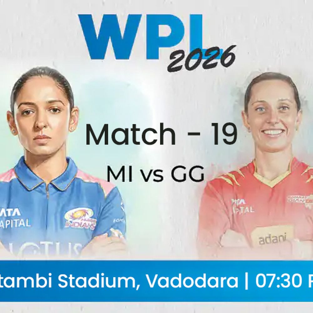 Mumbai Indians to face Gujarat Giants twice in Kotambi Stadium:Mumbai dominate Gujarat with 100% win record in WPL; Harmanpreet eyes to seal the final berth