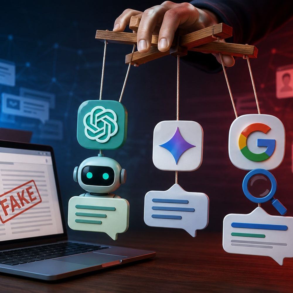 AI chatbots can be misled by fake online content:ChatGPT, Gemini, and Google AI search repeated false claims, prompting policy changes