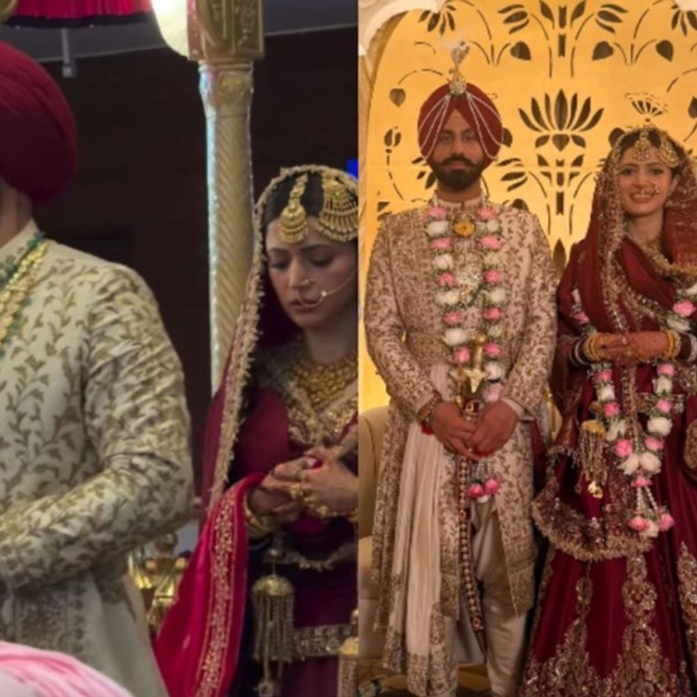 KKR cricketer Ramandeep Singh marries TV Actor Chaarlie Chaauhan:Couple ties the knot in a traditional Punjabi wedding; celebs pour wishes