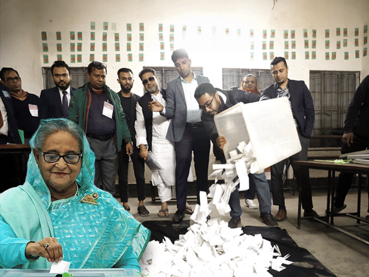 शेख हसीना की ताकत बढ़ी, भारत को क्या मिला:107 सीटें हिंदुओं ने जिताई, लेकिन हिंदू सांसद 16 से घटकर 12 हुए