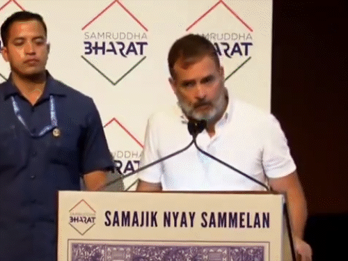 राहुल बोले- कांग्रेस का मेनिफेस्टो देखकर PM घबरा गए:भाजपा दलित-OBC की हिस्ट्री मिटाना चाहती है, जाति जनगणना को कोई शक्ति नहीं रोक सकती