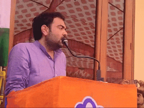 हरियाणा में लालू यादव के MLA दामाद का ऐलान:बोले-कांग्रेस सरकार बनी तो मैं डिप्टी CM बनूंगा, टिकट मिले बगैर नामांकन का दिन तय किया