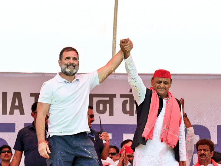 क्या MP-हरियाणा का बदला यूपी में ले रहे अखिलेश:उपचुनाव में 10 में से 7 सीटों पर कैंडिडेट उतारे, कांग्रेस को सिर्फ 2 सीटें