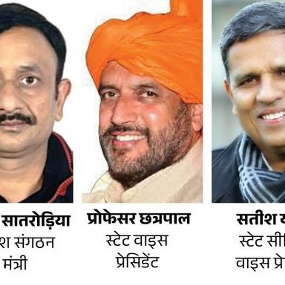 हरियाणा में निकाय चुनाव से पहले AAP का संगठन विस्तार:​​​​​​​देवीलाल को हराने वाले प्रो. छत्रपाल स्टेट वाइस प्रेसिडेंट बने