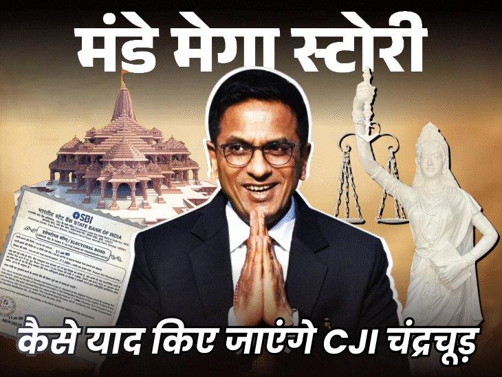 मंडे मेगा स्टोरी- पिता सबसे लंबे वक्त तक CJI रहे:दो शादियां, ससुर के अंडर वकालत, जस्टिस चंद्रचूड़ की कहानी; रिटायरमेंट के बाद क्या करेंगे