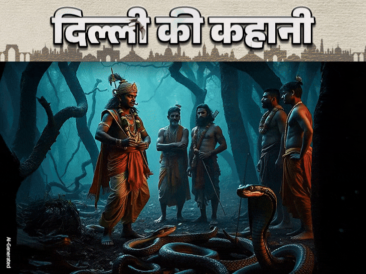 महाभारत का इंद्रप्रस्थ कैसे बनी दिल्ली:पांडवों ने नागों को भगाकर बसाया; यहीं के महल में बेइज्जत हुए दुर्योधन