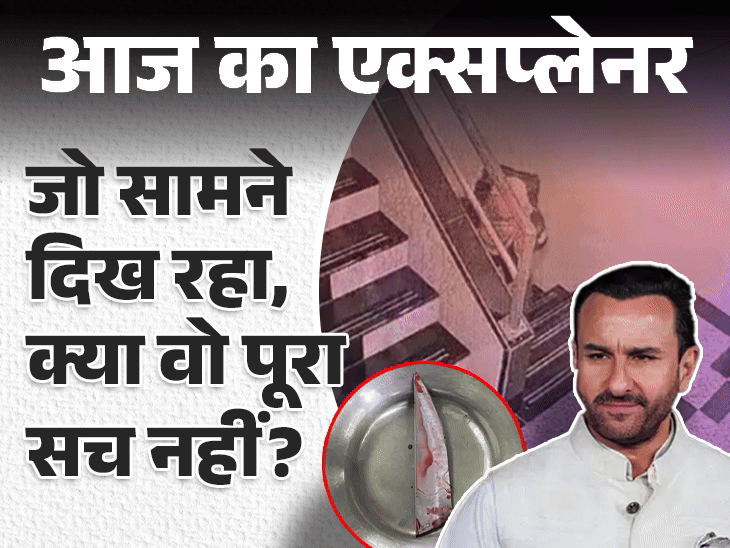 आज का एक्सप्लेनर:क्या सैफ पर हमले का मकसद मर्डर था, इसके पीछे क्या किसी अपने का हाथ; वो सबकुछ जो जानना जरूरी है