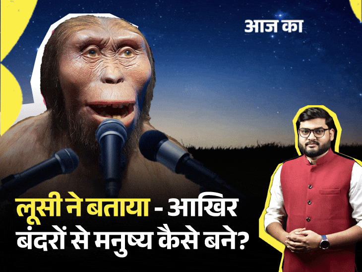 आज का एक्सप्लेनर:‘इंसानों की पहली मां’ लूसी की कहानी, 32 लाख साल पहले बच्चे पैदा किए, मगरमच्छ के हमले से मौत