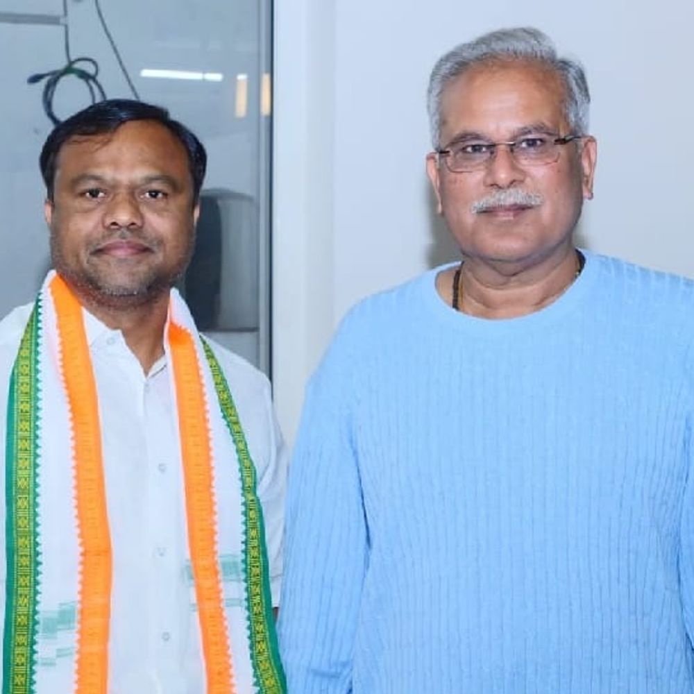 ED की कार्रवाई को लेकर हाईकमान से चर्चा:दिल्ली से लौटकर भूपेश से मिले बैज, कहा-प्रदेश में OBC-आदिवासी नेतृत्व निशाने पर, बघेल आज जाएंगे दिल्ली