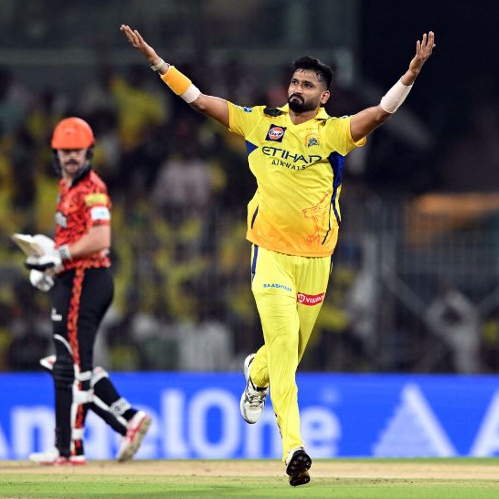 IPL- चेन्नई ने हैदराबाद को 155 रन का टारगेट दिया:SRH का 5वां विकेट गिरा, अनिकेत वर्मा 19 रन बनाकर आउट; स्कोर 114/5