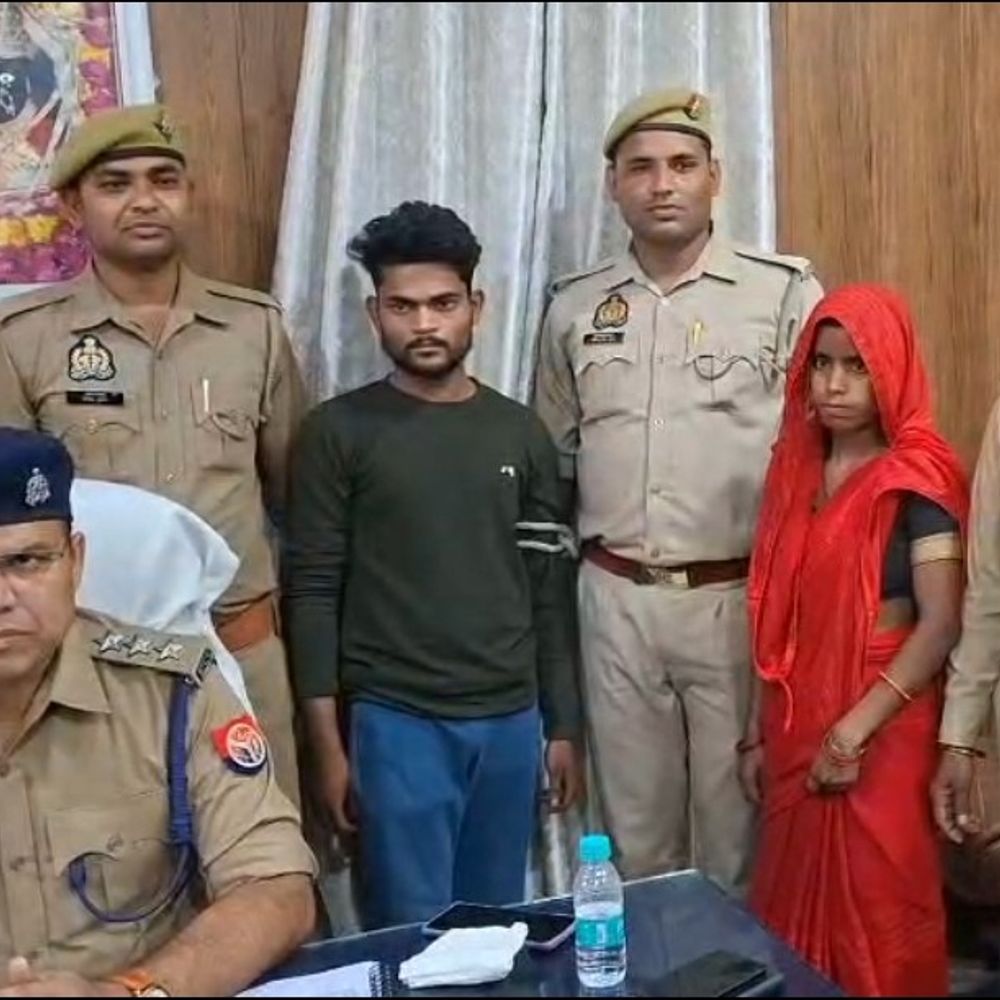 समीर हत्याकांड में पत्नी और प्रेमी गिरफ्तार:पत्थर से कुचलकर सिकंदराराऊ में फेंका था शव, इंस्टाग्राम से हुई थी दोस्ती