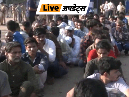भास्कर अपडेट्स:गुजरात पुलिस ने सूरत-अहमदाबाद में 500 से ज्यादा संदिग्ध विदेशियों को हिरासत में लिया, इनमें 100 बांग्लादेशी
