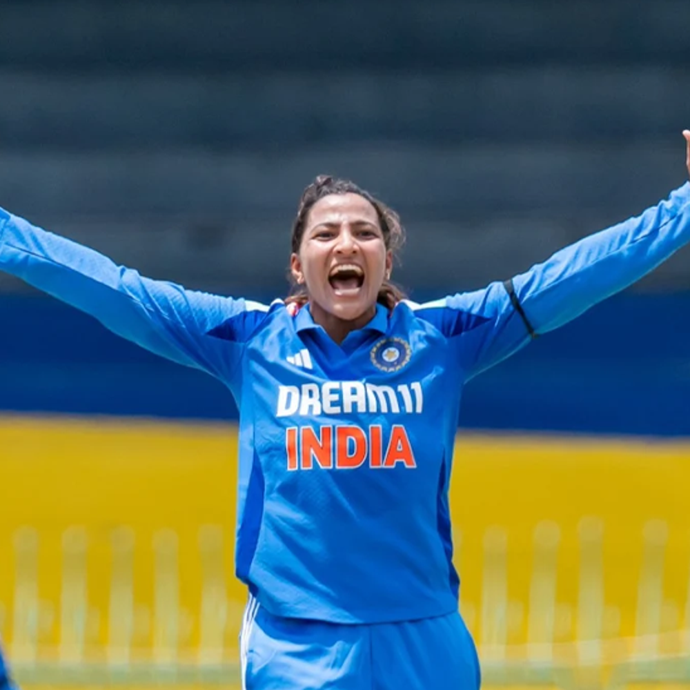 विमेंस ट्राई सीरीज- भारत ने श्रीलंका को हराया:9 विकेट से जीता पहला वनडे, स्नेह राणा को 3 विकेट; प्रतिका की फिफ्टी