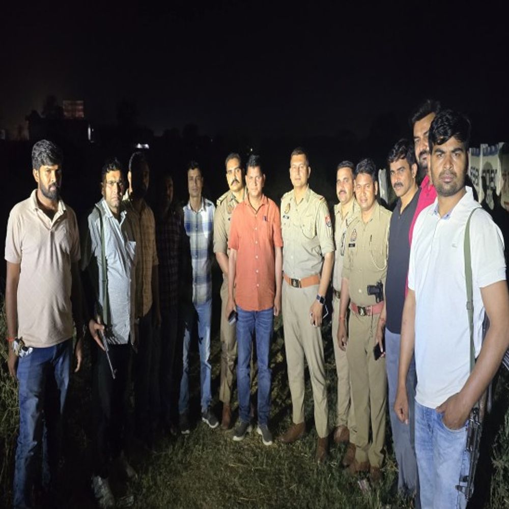 मथुरा में गौ तस्कर से मुठभेड़:दोनों पैर में लगी गोली,11 महीने पहले बैरियर तोड़कर भाग गया था आरोपी