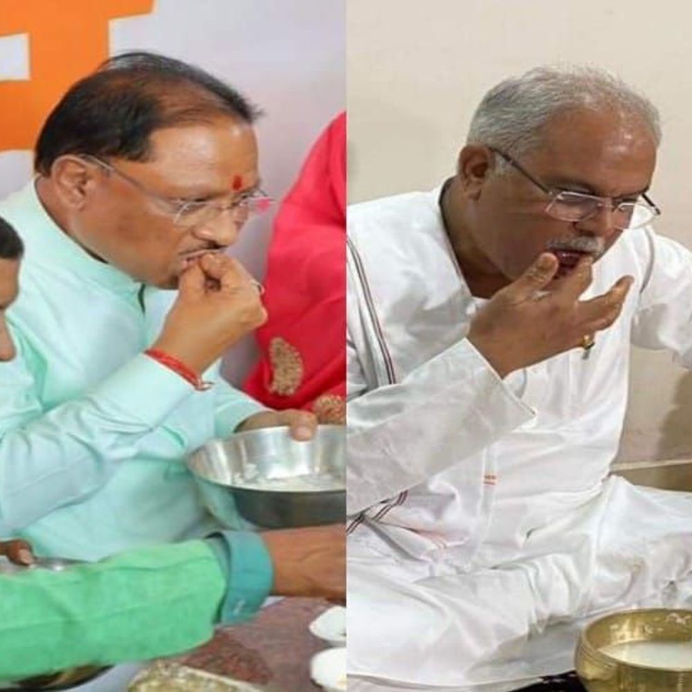 छत्तीसगढ़ में आज 'बोरे-बासी दिवस' मनाएगी कांग्रेस:पिछली सरकार में बना था सोशल मीडिया कैम्पेन. IAS-IPS ने भी डाली थीं फोटोज; इस बार कुछ नहीं