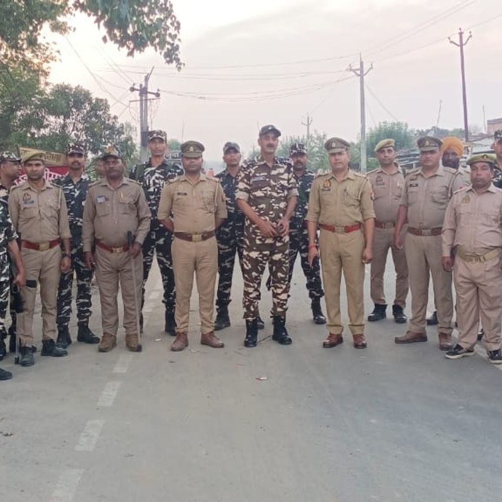 भारत-नेपाल सीमा पर सुरक्षा कड़ी:लखीमपुर में 140 किमी सीमा पर एसएसबी और पुलिस की संयुक्त गश्त