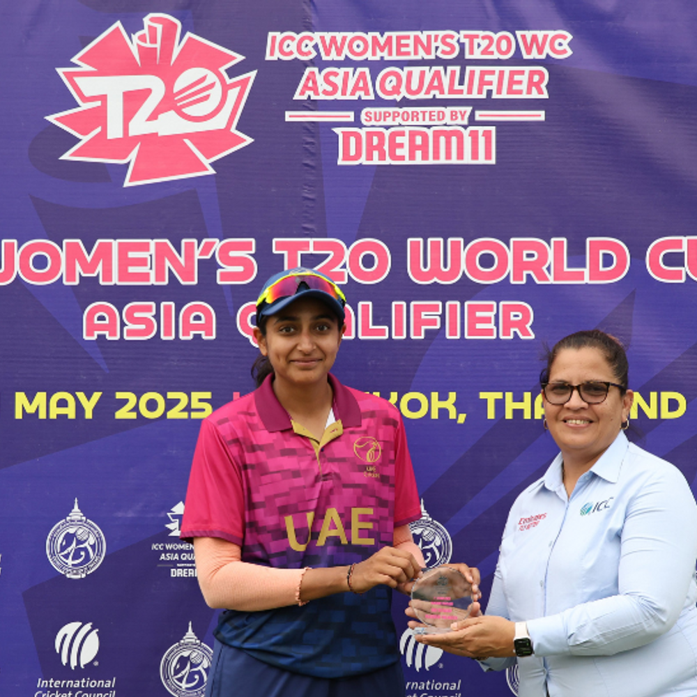 एशिया क्वालीफायर-UAE विमेंस ने पूरी टीम को रिटायर आउट किया:कतर को 29 पर ऑलआउट करके मैच जीता; ईशा की सेंचुरी