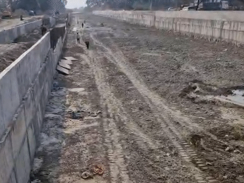 लखनऊ में बन रहा मॉडर्न कैटल घाट:अपनी तरह का प्रदेश में पहला होगा, 10 करोड़ रुपए की लागत से बनवा रहा सिंचाई विभाग