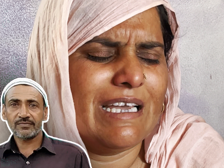 पाकिस्तानी बम गिरा, जाकिर का पैर उड़ गया:बंकर की तरफ भागे लेकिन सड़क पर मौत, पत्नी बोलीं- वो चले गए, बच्चे कौन पालेगा