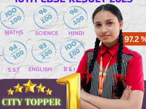 रोज रिवीजन किया, सैंपल पेपर लगाए:न कोचिंग जॉइन की, न ऑनलाइन क्लासेज; अनुष्का ने CBSE 10वीं में ऐसे स्कोर किए 97.2%