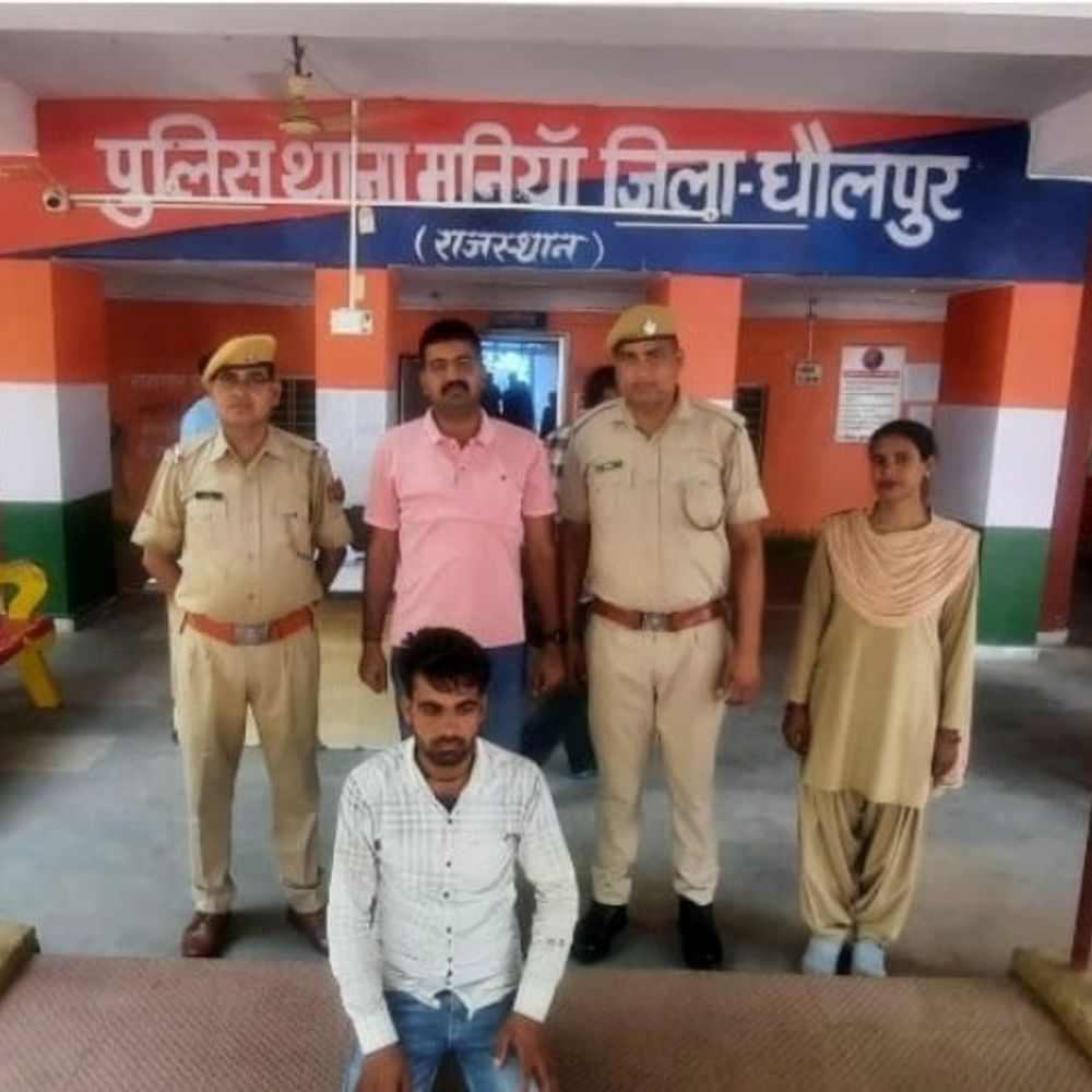 बिना नंबर के ट्रैक्टर-ट्रॉली से 5 टन पत्थर जब्त:ड्राइवर गिरफ्तार, अवैध खनन पर कोतवाली और मनियां पुलिस का एक्शन