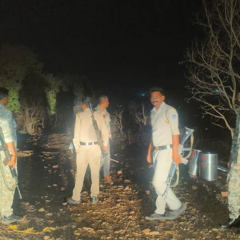 तेंदूपत्ता सीजन में सतना पुलिस अलर्ट:यूपी बॉर्डर से लगे क्षेत्र में सर्चिंग बढ़ी; ग्रामीणों को दिए हेल्पलाइन नंबर