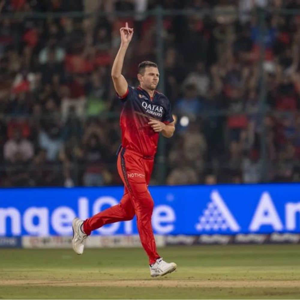 प्लेऑफ से पहले RCB के लिए अच्छी खबर:वापसी कर सकते हैं हेजलवुड, CSK के खिलाफ मैच से पहले चोटिलए हुए थे