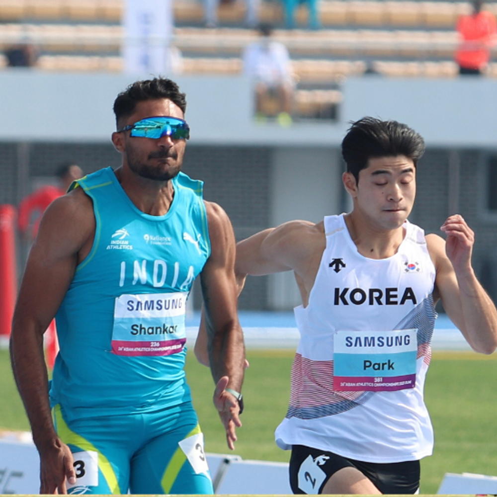 एशियाई एथलेटिक्स चैंपियनशिप:4x400 मीटर मिक्स्ड रिले से भारत को दूसरा गोल्ड, डेकाथलॉन में तेजस्विन को सिल्वर; कुल मेडल 8 हुए