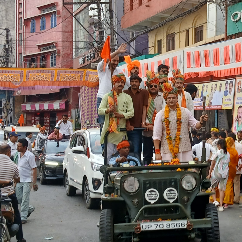 मंत्री बोले- अकबर भी करता था महाराणा प्रताप की तारीफ:सागर में वाहन रैली, जय भवानी के घोष; जगह-जगह पुष्प वर्षा कर स्वागत