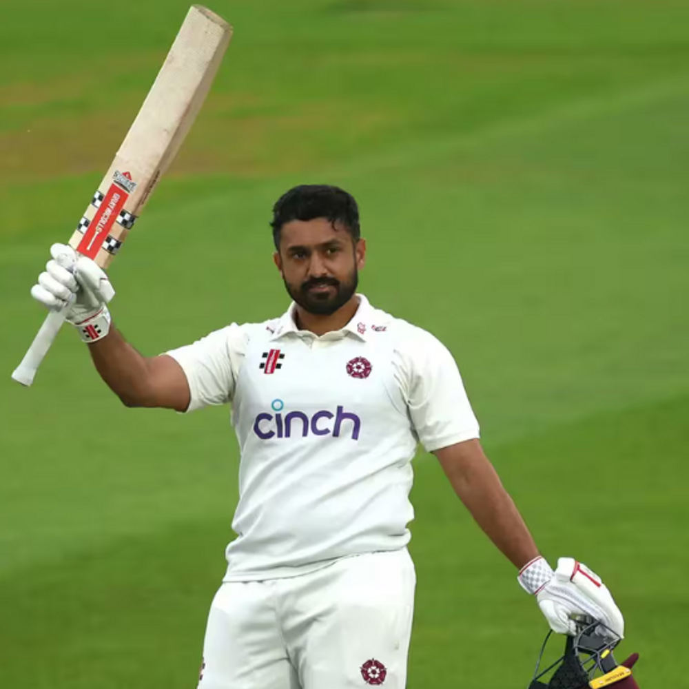 अन-ऑफिशियल टेस्ट-करुण नायर पहले दिन 186 रन पर नाबाद लौटे:इंग्लैंड लायंस के खिलाफ इंडिया-ए का स्कोर 409/3; जुरेल-सरफराज की फिफ्टी