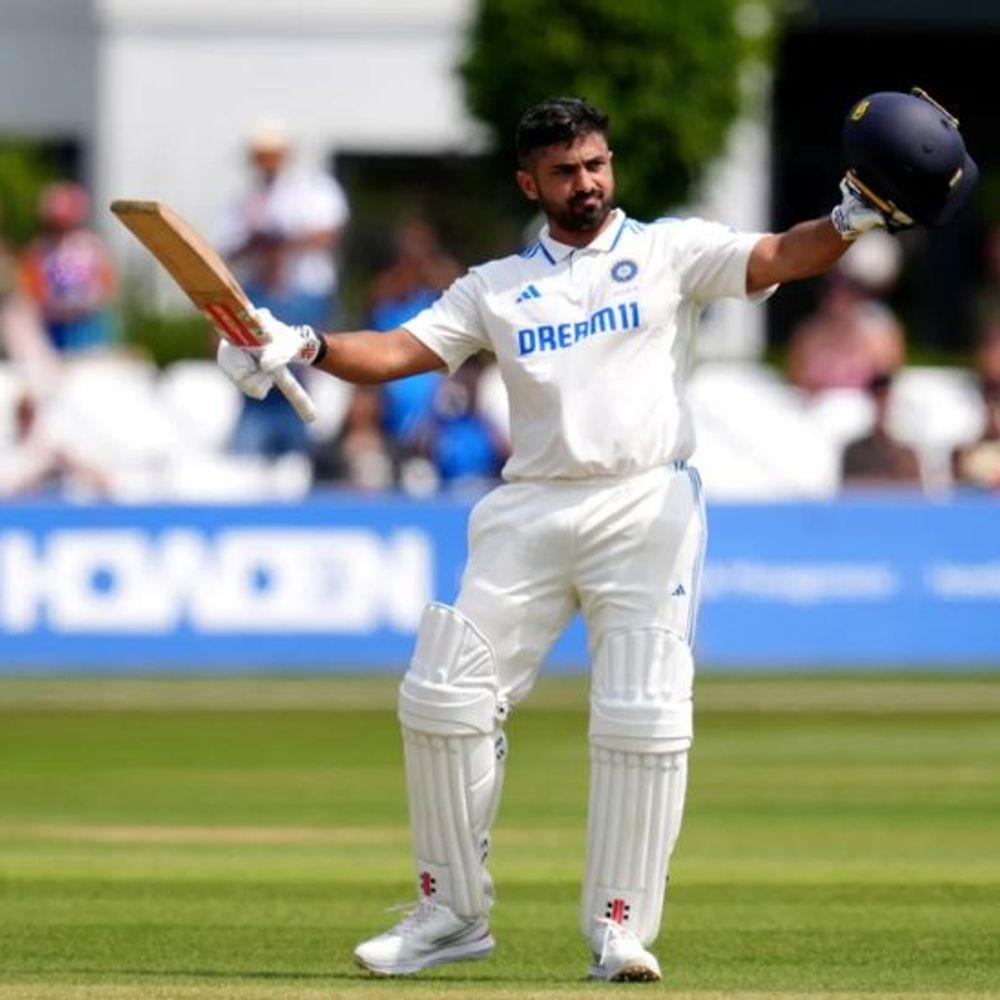 अनऑफिशियल टेस्ट- करुण नायर का दोहरा शतक:इंग्लैंड लायंस के खिलाफ इंडिया-ए 557 रन बनाकर ऑलआउट; जुरेल ने 94, सरफराज ने 92 बनाए