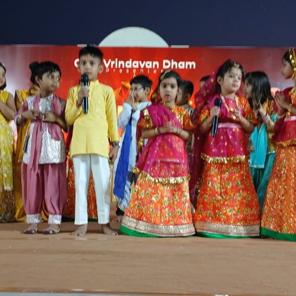 टैलेंट डे पर बच्चों ने दिखाई प्रतिभा:जयपुर के गुप्त वृंदावन धाम में हरे कृष्णा कल्चर कैंप में बच्चों ने किया कला का प्रदर्शन