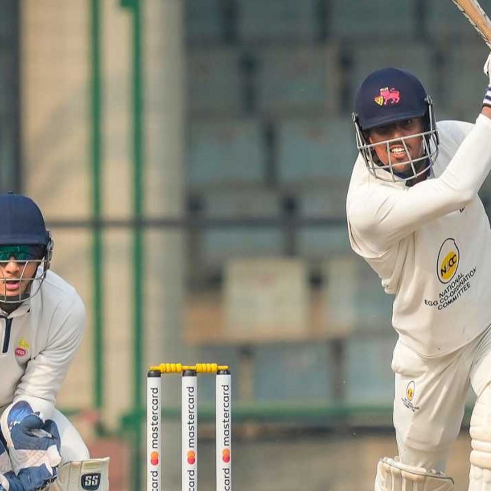 इंडिया ए-इंग्लैंड लायंस के बीच दूसरा अनऑफिशियल ड्रॉ:कोटियन-कम्बोज की फिफ्टी, 8वें विकेट के लिए सेंचुरी पार्टनरशिप की