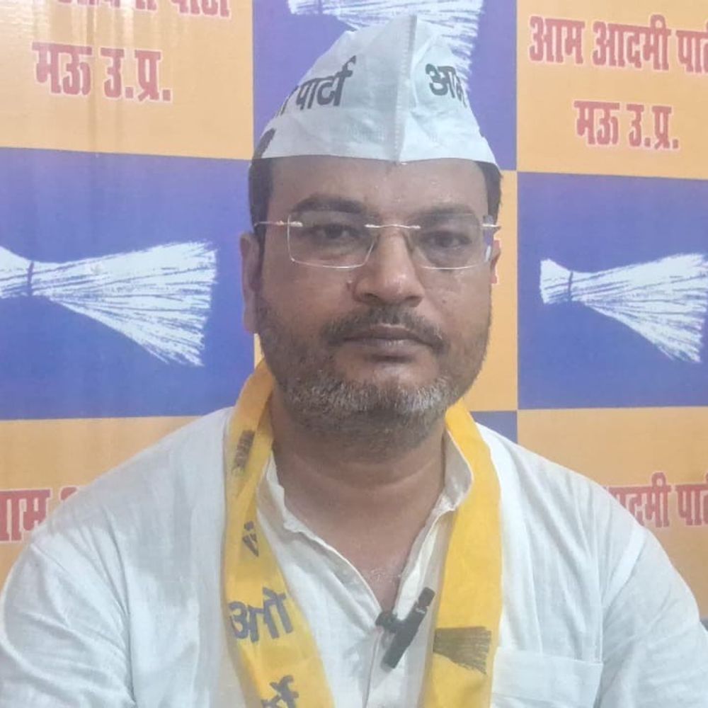 महेंद्र राजभर पर हमले का मामला:AAP का आरोप- ओमप्रकाश राजभर की साजिश, कार्रवाई नहीं तो आंदोलन करेंगे