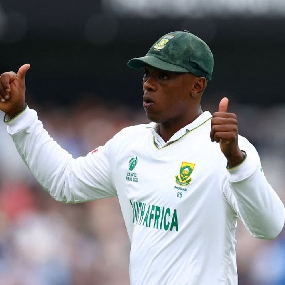 WTC फाइनल- कगिसो रबाडा ने ऑस्ट्रेलिया को बैकफुट पर धकेला:ख्वाजा और ग्रीन को एक ही ओवर में आउट किया, लाबुशेन-स्मिथ क्रीज पर