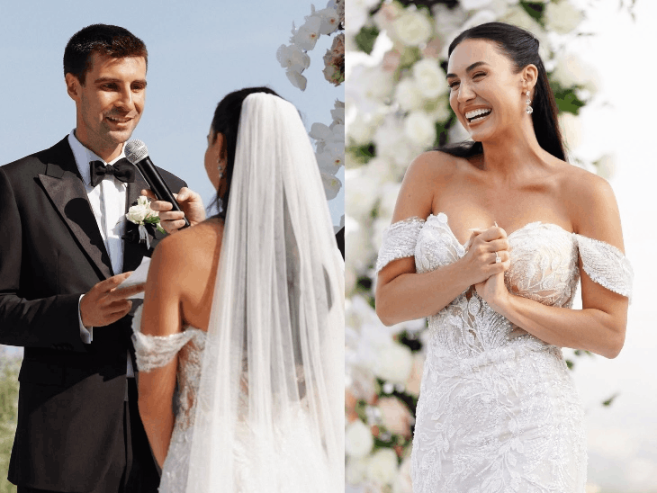 'ABCD' फेम लॉरेन गॉटलिब ने की शादी:लंदन के डायरेक्टर टोबियस जोन्स बने लाइफ पार्टनर, इटली में हुई सेरेमनी, देखें तस्वीरें