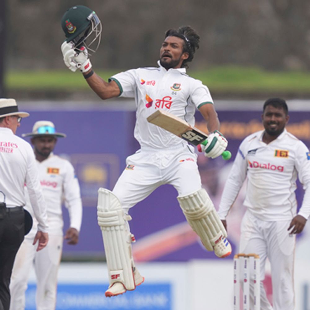श्रीलंका-बांग्लादेश पहला टेस्ट ड्रॉ:शांतो का नाबाद शतक; श्रीलंकाई ऑलराउंडर मैथ्यूज ने करियर का आखिरी टेस्ट खेला