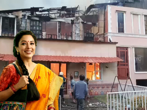 टीवी शो अनुपमा के सेट पर लगी भीषण आग:सिने वर्कर्स एसोसिएशन ने जांच की मांग की, मेकर्स बोले- अफवाहों पर ध्यान न दें, सभी सुरक्षित हैं