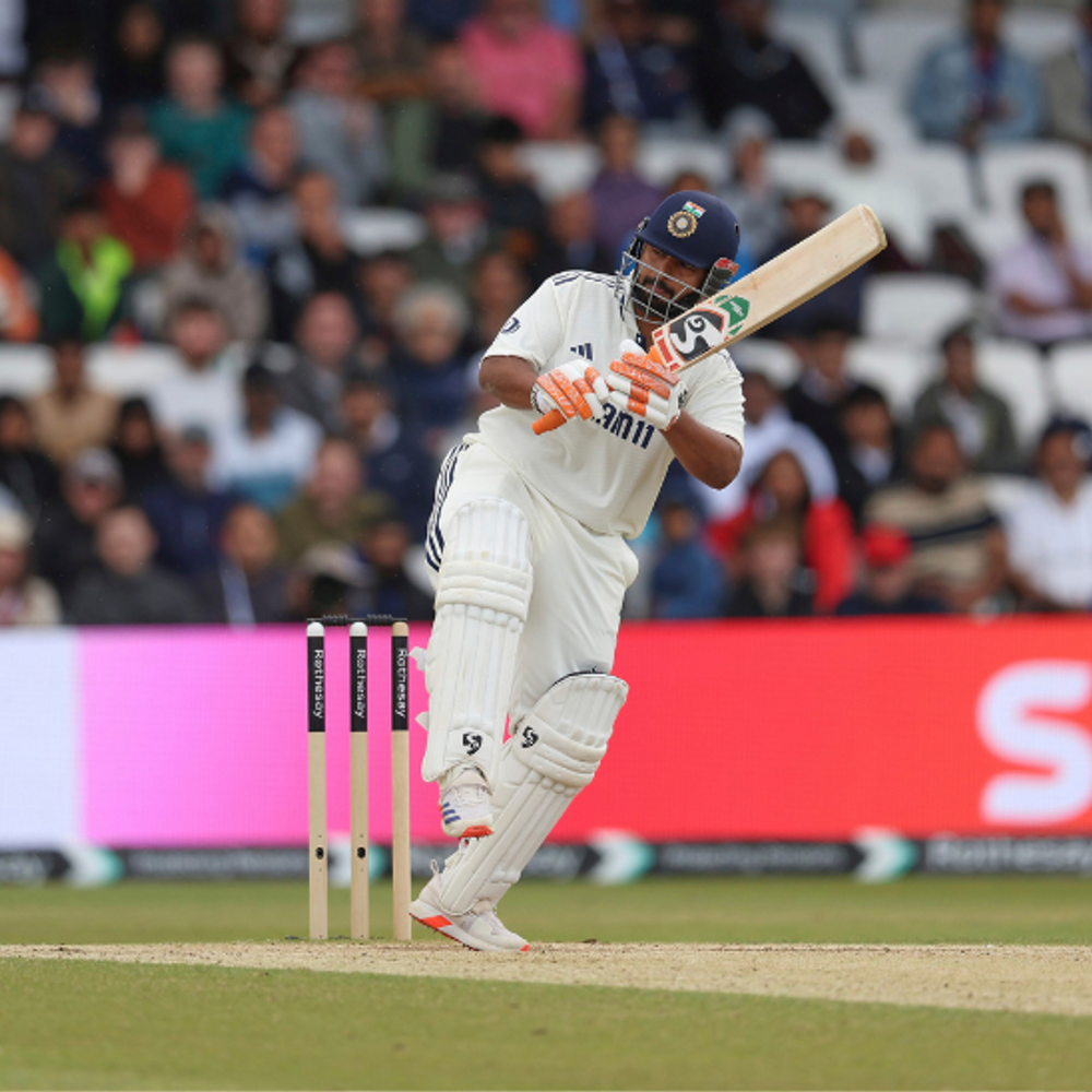 लीड्स टेस्ट- ऋषभ पंत की फिफ्टी, राहुल शतक के करीब:दोनों के बीच 100 रन की पार्टनरशिप पूरी, भारत की बढ़त 217 रन