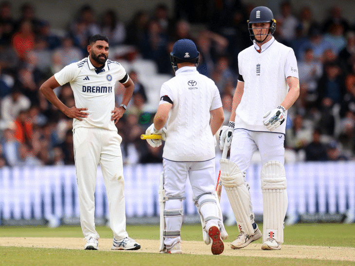 टेस्ट में पहली बार 5 शतक के बावजूद हारी टीम:इंग्लैंड का दूसरा सबसे बड़ा रन चेज, सिराज की इंग्लिश ओपनर्स से बहस; मोमेंट्स-रिकॉर्ड्स