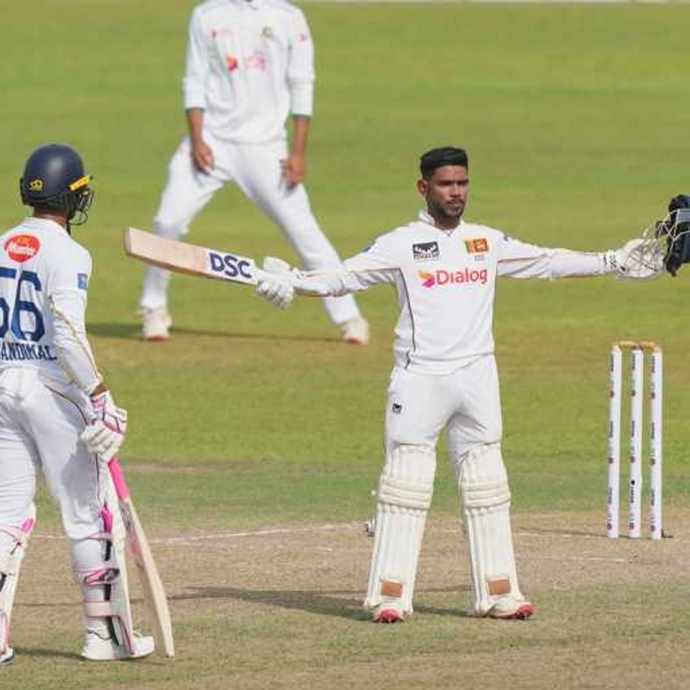 श्रीलंका ने बांग्लादेश को पारी और 78 रन से हराया:पथुम निसंका ने 158 रन बनाए; प्रबथ जयसूर्या ने 5 विकेट लिए