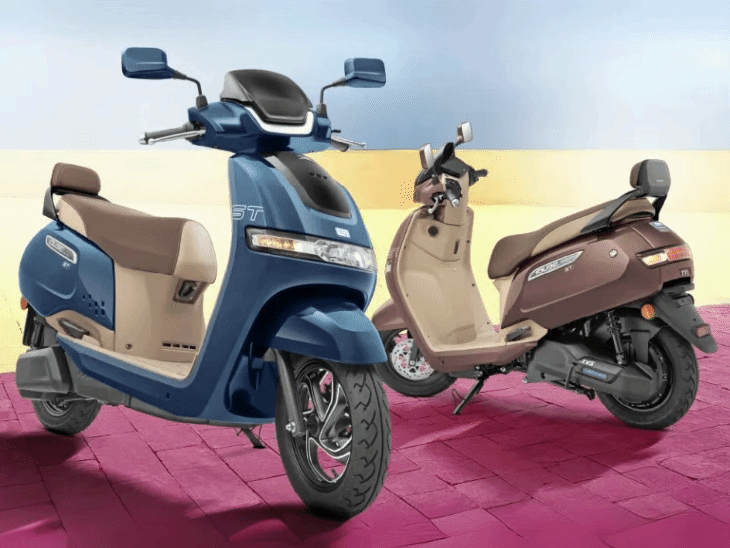 टीवीएस आईक्यूब 3.1 भारत में लॉन्च, कीमत ₹1.05 लाख:इलेक्ट्रिक स्कूटर फुल चार्ज पर 121km चलेगा, बजाज चेतक से मुकाबला