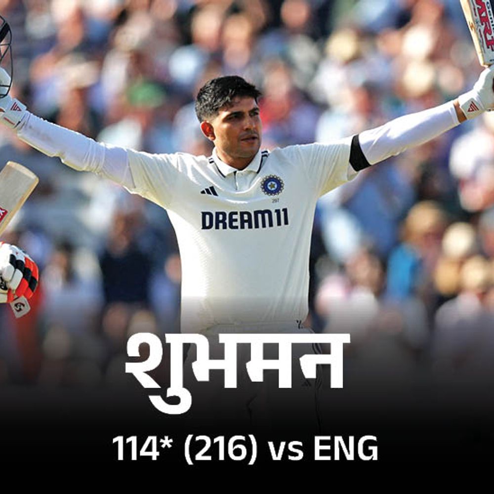 IND vs ENG दूसरा टेस्ट- शुभमन सेंचुरी बनाकर नॉटआउट:जडेजा के साथ 99 रन की पार्टनरशिप, यशस्वी ने 87 बनाए; भारत- 310/5