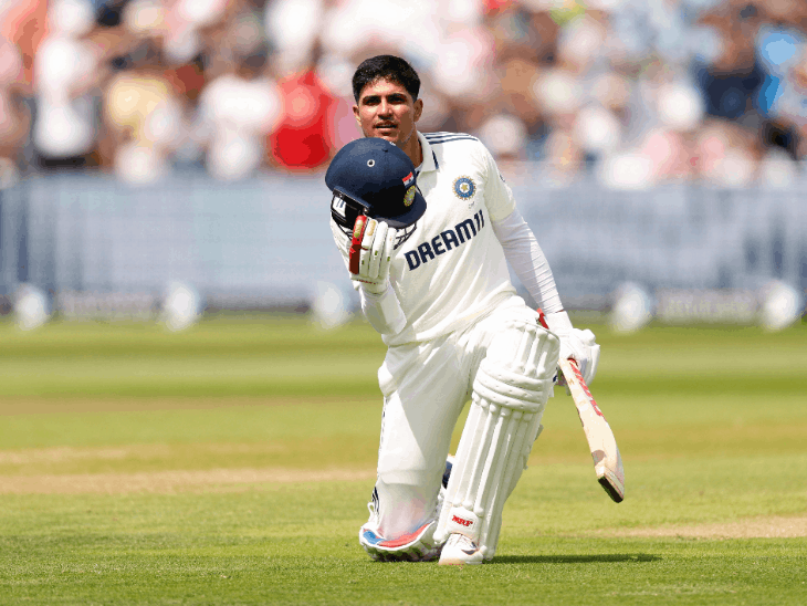 269 रन बनाने पर शुभमन को मिला स्टैंडिंग ओवेशन:जडेजा का सोर्ड सेलिब्रेशन, इंग्लैंड ने लगातार 2 विकेट गंवाए; मोमेंट्स