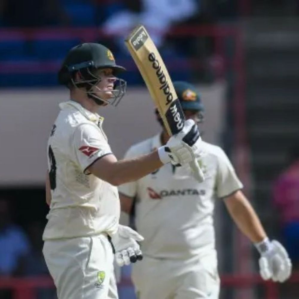 ग्रेनेडा टेस्ट- ऑस्ट्रेलिया की बढ़त 254 रन की हुई:तीसरे दिन दूसरी पारी में स्कोर- 221/7; ग्रीन-स्मिथ ने हाफ सेंचुरी लगाई