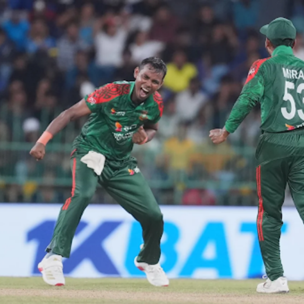 बांग्लादेश ने श्रीलंका से दूसरा वनडे 16 रन से जीता:तनवीर इस्लाम को 5 विकेट, प्लेयर ऑफ द मैच बने; सीरीज 1-1 से बराबर