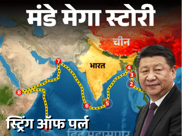 मंडे मेगा स्टोरी-भारत को 9 जगह से घेर रहा चीन:भारत ने कैसे उल्टा जाल बुना; हिंद महासागर में दबदबे की होड़ क्यों मची