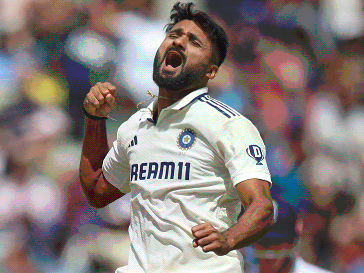 बर्मिंघम टेस्ट- 5 विकेट गिरने के बाद स्टोक्स-जैमी ने संभाला:दोनों के बीच फिफ्टी पार्टनरशिप, इंग्लैंड का स्कोर 151/5, अभी 58 ओवर बाकी