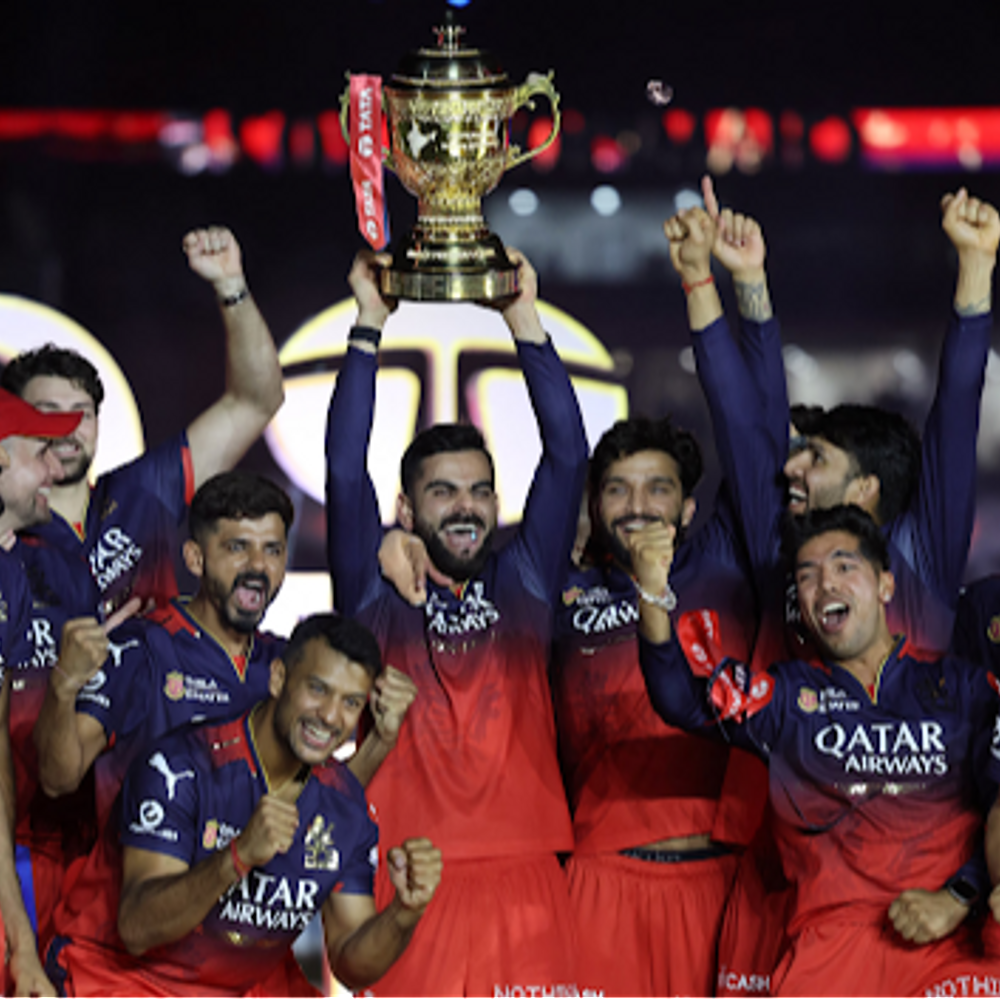 RCB सबसे वैल्यूएबल टीम बनी:5-5 ट्रॉफी जीतने वाली MI और CSK को पीछे छोड़ा; IPL की वैल्यू ₹1.56 लाख करोड़ हुई